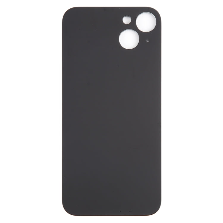 For iPhone 15 Plus Glass Battery Back Cover(Black) -  by buy2fix | Online Shopping UK | buy2fix