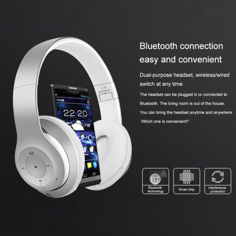 L150 Wireless Bluetooth V5.0 Headset (Gold) - Headset & Headphone by buy2fix | Online Shopping UK | buy2fix