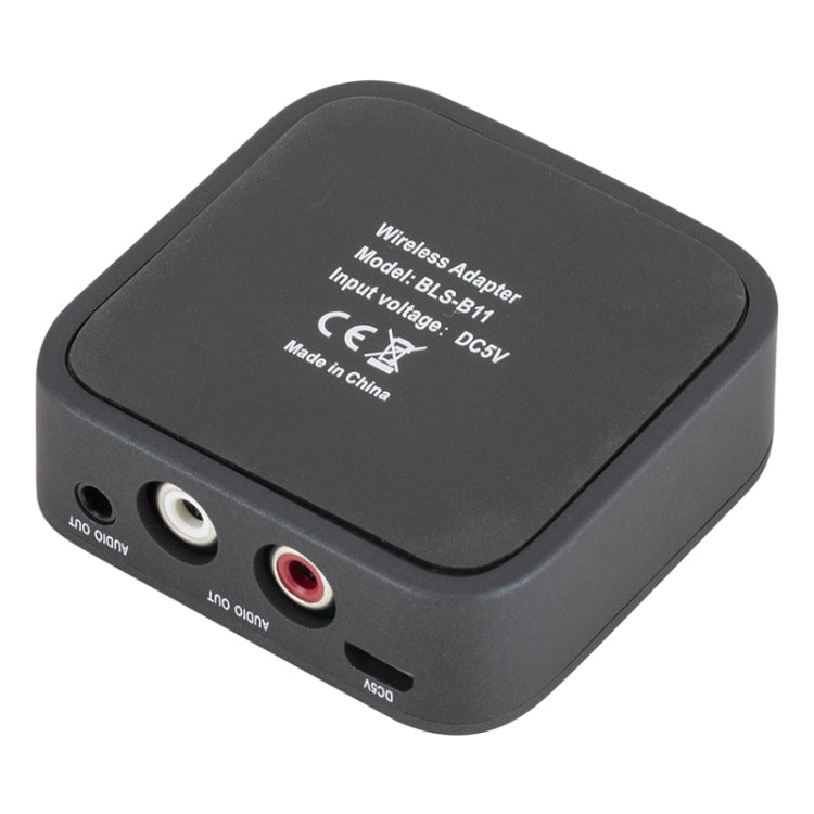 B11 Bluetooth 5.0 Receiver AUX NFC to 2 x RCA Audio Adapter - Apple Accessories by buy2fix | Online Shopping UK | buy2fix