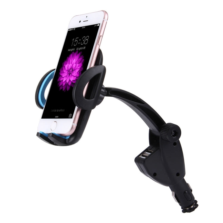 HC006 2 in 1 Car Charger & 360 Rotation Holder, Random Color Delivery, For iPhone, Galaxy, Huawei, Xiaomi, LG, HTC and other Smartphones of width 47-92mm Smartphone - Car Holders by buy2fix | Online Shopping UK | buy2fix