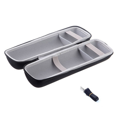 2 in 1 Hard PU Carry Zipper Storage Box Bag + Soft Silicone Cover for JBL Charge 3 Bluetooth Speaker with Shoulder Strap(Grey) - Protective Case by buy2fix | Online Shopping UK | buy2fix