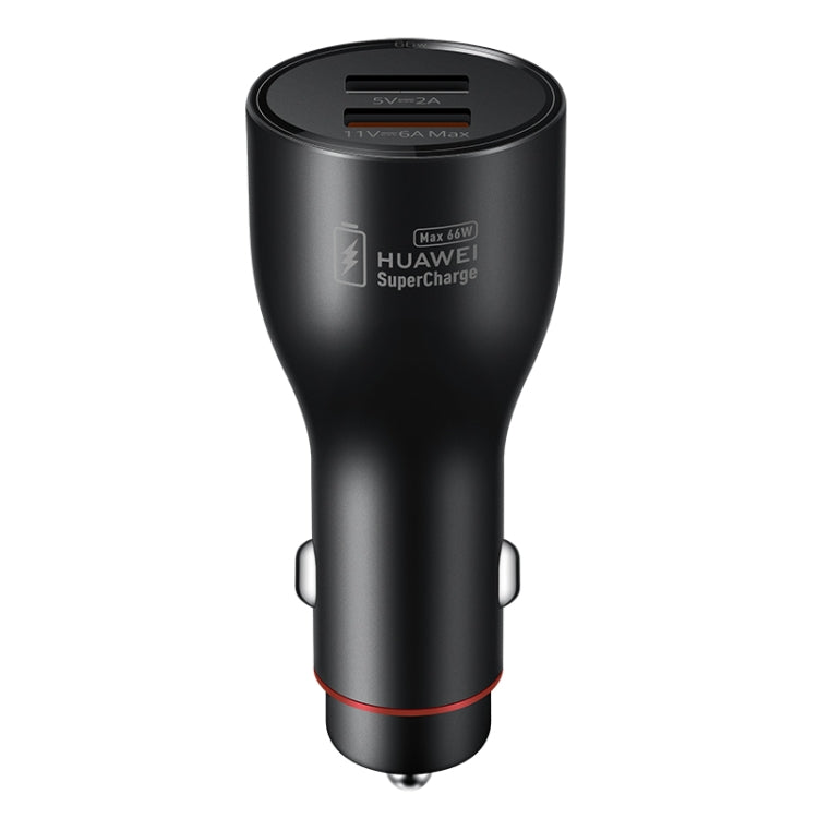 Original Huawei P0006 Dual USB Interface Super Fast Charging Car Charger (Max 66W) (Black) - Car Charger by Huawei | Online Shopping UK | buy2fix