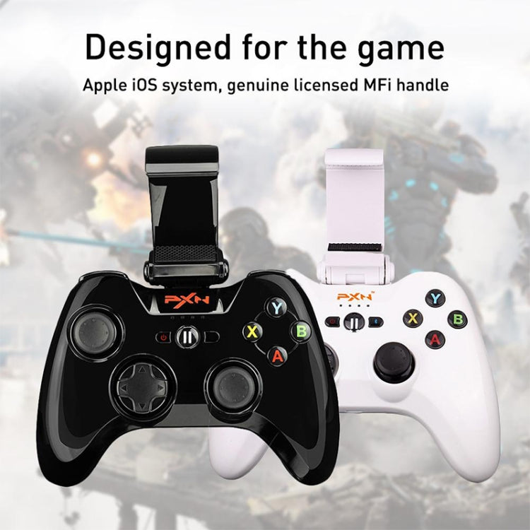 PXN PXN-6603 MFI Mobile Phone Wireless Bluetooth Game Handle Controller, Compatible with iOS System(White) - Controller Gamepad by PXN | Online Shopping UK | buy2fix