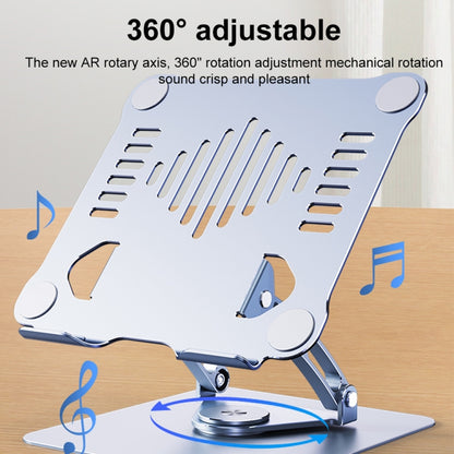 R-JUST HZ39 Triangular Swivel Lift Laptop Stand (Silver) - MacBook Holder by R-JUST | Online Shopping UK | buy2fix