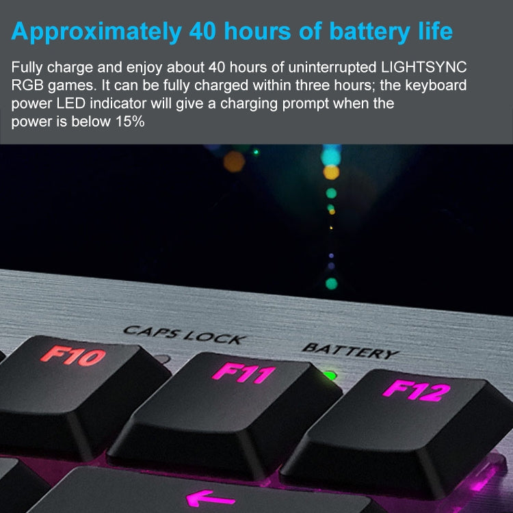 Logitech G913 TKL Wireless RGB Mechanical Gaming Keyboard (GL-Linear) - Wireless Keyboard by Logitech | Online Shopping UK | buy2fix