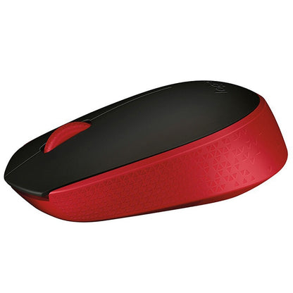 Logitech M171 1000DPI USB Wireless Mouse with 2.4G Receiver (Red) - Wireless Mice by Logitech | Online Shopping UK | buy2fix