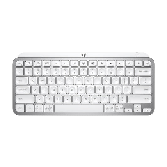 Logitech MX Keys Mini Wireless Bluetooth Ultra-thin Smart Backlit Keyboard (Grey) - Wireless Keyboard by Logitech | Online Shopping UK | buy2fix