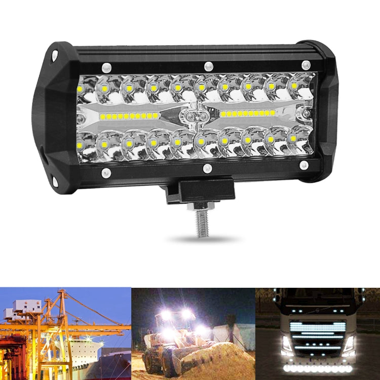 7 inch 30W 3000LM 6000K LED Strip Lamp Working Refit Off-road Vehicle Roof Strip Light - In Car by buy2fix | Online Shopping UK | buy2fix