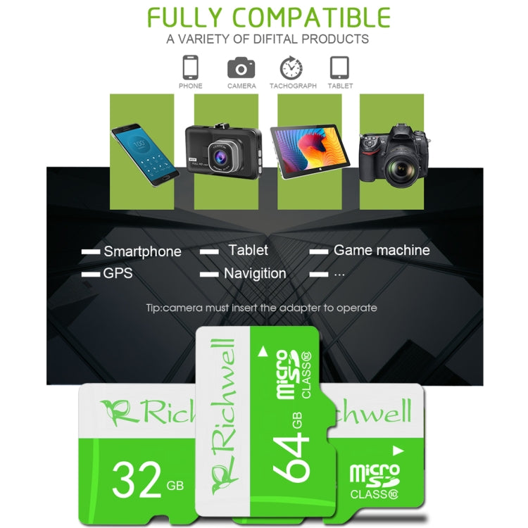 Richwell 8GB High Speed Class 10 Micro SD(TF) Memory Card - Micro SD Card by Richwell | Online Shopping UK | buy2fix