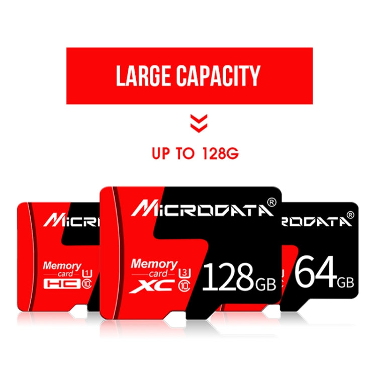 MICRODATA 16GB U1 Red and Black TF(Micro SD) Memory Card - Micro SD Card by MiCRODATA | Online Shopping UK | buy2fix