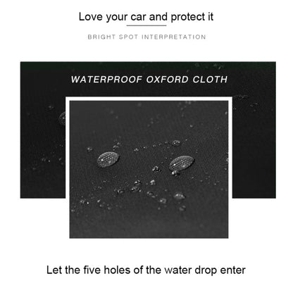 210D Oxford Cloth Motorcycle Electric Car Rainproof Dust-proof Cover, Size: XXXL (Black) - Raincoat by buy2fix | Online Shopping UK | buy2fix