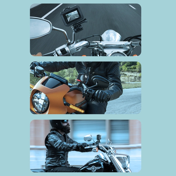 RUIGPRO Motorcycle Handlebar Alloy Phone Bracket for GoPro HERO9 Black / HERO8 Black /7 /6 /5, Insta360 One R, DJI Osmo Action, Xiaoyi Sport Cameras(Silver) - DJI & GoPro Accessories by buy2fix | Online Shopping UK | buy2fix