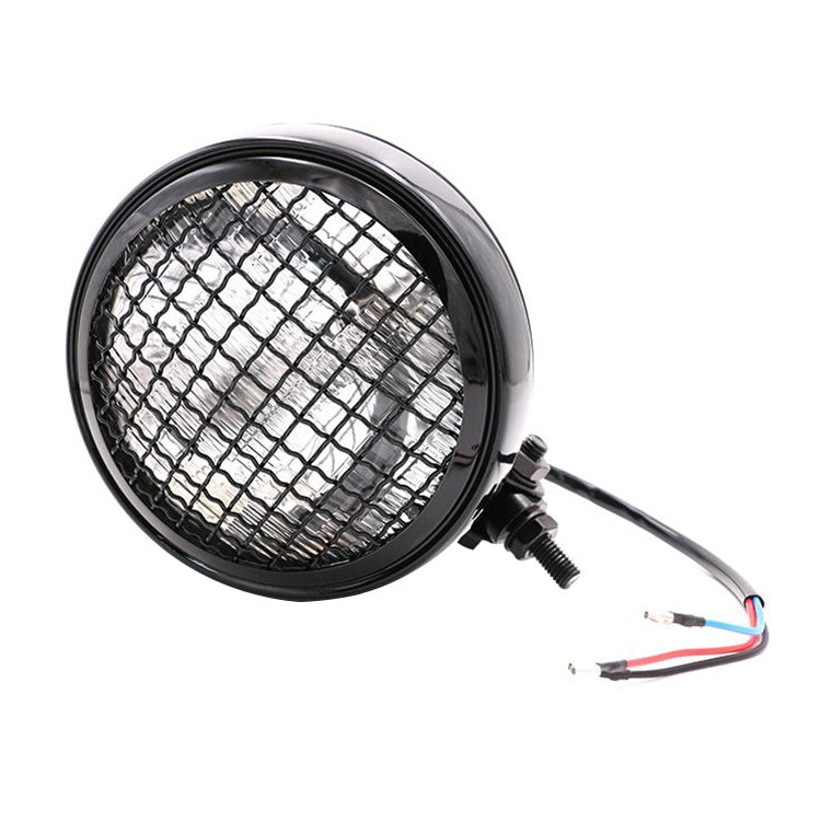 Motorcycle Black Shell Harley Headlight Retro Lamp LED Light Modification Accessories (White) - Headlights by buy2fix | Online Shopping UK | buy2fix