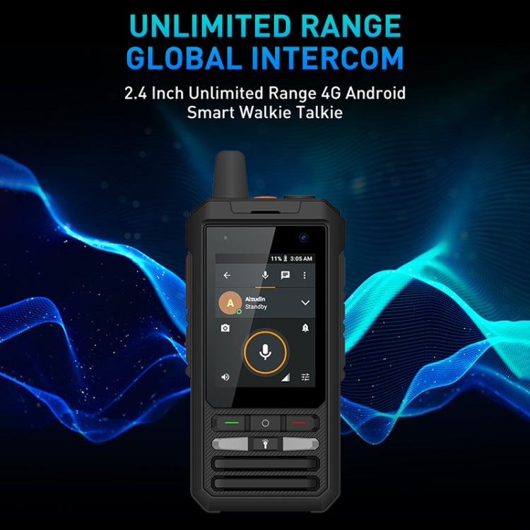 UNIWA F80 Walkie Talkie Rugged Phone, 1GB+8GB, Waterproof Dustproof Shockproof, 5300mAh Battery, 2.4 inch Android 8.1 Qualcomm MSM8909 Quad Core up to 1.1GHz, Network: 4G, Dual SIM, PPT, SOS (Black) - Smart Phones by UNIWA | Online Shopping UK | buy2fix