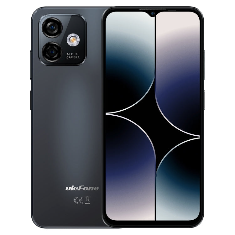 [HK Warehouse] Ulefone Note 16 Pro, 8GB+128GB, Dual Back Cameras, Face ID & Side Fingerprint Identification, 4400mAh Battery, 6.52 inch Android 13 Unisoc T606 OctaCore up to 1.6GHz, Network: 4G, Dual SIM, OTG(Black) - Ulefone by Ulefone | Online Shopping UK | buy2fix