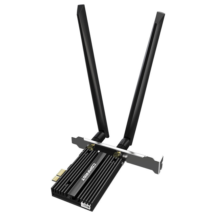 COMFAST CF-AX181 PRO 3000Mbps Tri-band + Bluetooth 5.2 Wireless WiFi6E PCI-E Network Card with Heat Sink - USB Network Adapter by COMFAST | Online Shopping UK | buy2fix