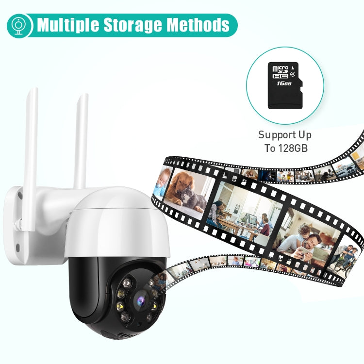 QX29 3.0MP HD WiFi IP Camera, Support Night Vision & Motion Detection & Two Way Audio & TF Card, AU Plug - Security by buy2fix | Online Shopping UK | buy2fix