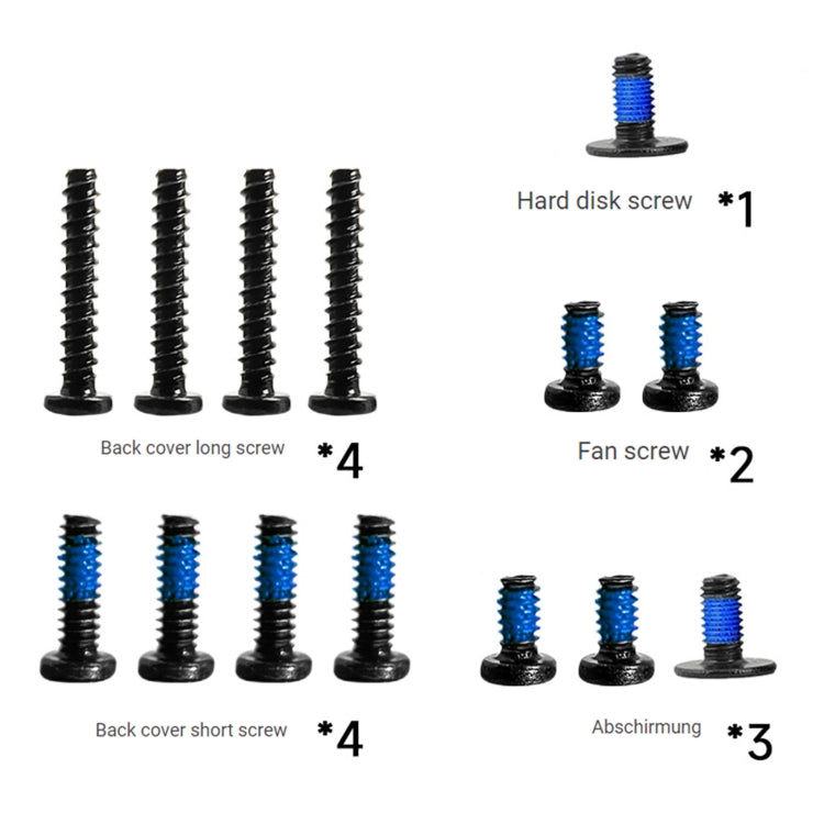 14 in 1 Steam Deck Abschirmung + Back Cover + Fan + Hard Disk Screw Set - Repair & Spare Parts by buy2fix | Online Shopping UK | buy2fix
