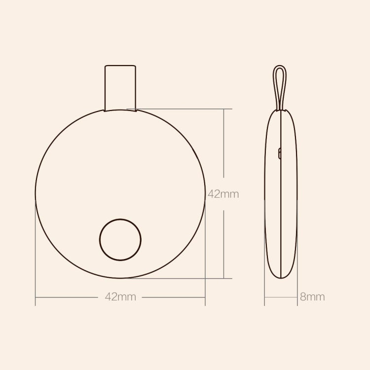 Original Xiaomi Youpin Ranres Intelligent Anti-lost Device Smart Positioning Finder, Lite Version(White) - Anti-lost Alarm by Xiaomi | Online Shopping UK | buy2fix