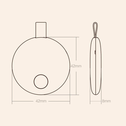 Original Xiaomi Youpin Ranres Intelligent Anti-lost Device Smart Positioning Finder, Lite Version(White) - Anti-lost Alarm by Xiaomi | Online Shopping UK | buy2fix