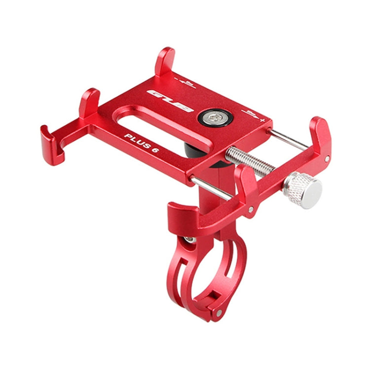 GUB Plus 6 Aluminum Alloy MTB Bike Bicycle Phone Holder(Red) - Outdoor & Sports by GUB | Online Shopping UK | buy2fix