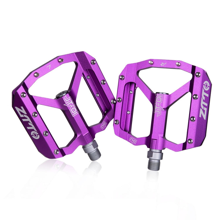 ZTTO Bike Pedal Ultralight Aluminum Alloy Bicycle Pedal (Purple) - Outdoor & Sports by ZTTO | Online Shopping UK | buy2fix