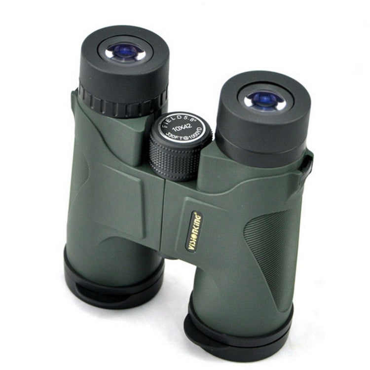 Visionking 10x42 Outdoor Sport Professional Waterproof Binoculars Telescope for Birdwatching / Hunting(Green) - Binoculars by VISIONKING | Online Shopping UK | buy2fix