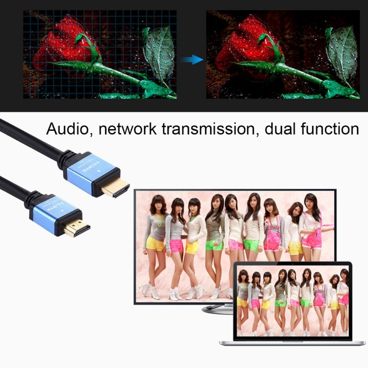 2m HDMI 2.0 Version High Speed HDMI 19 Pin Male to HDMI 19 Pin Male Connector Cable - Cable by buy2fix | Online Shopping UK | buy2fix