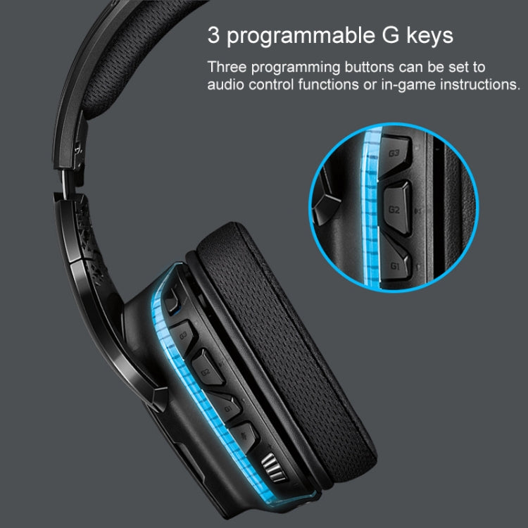 Logitech G633S Dolby 7.1 Surround Sound Stereo Colorful Lighting Noise Reduction Competition Gaming Wired Headset - Multimedia Headset by Logitech | Online Shopping UK | buy2fix