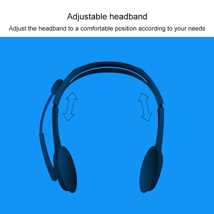 Logitech H110 Dual 3.5mm Audio Plugs Stereo Headset -  by Logitech | Online Shopping UK | buy2fix