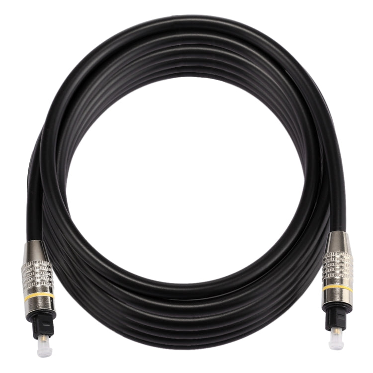 5m OD6.0mm Nickel Plated Metal Head Toslink Male to Male Digital Optical Audio Cable - Audio Optical Cables by buy2fix | Online Shopping UK | buy2fix