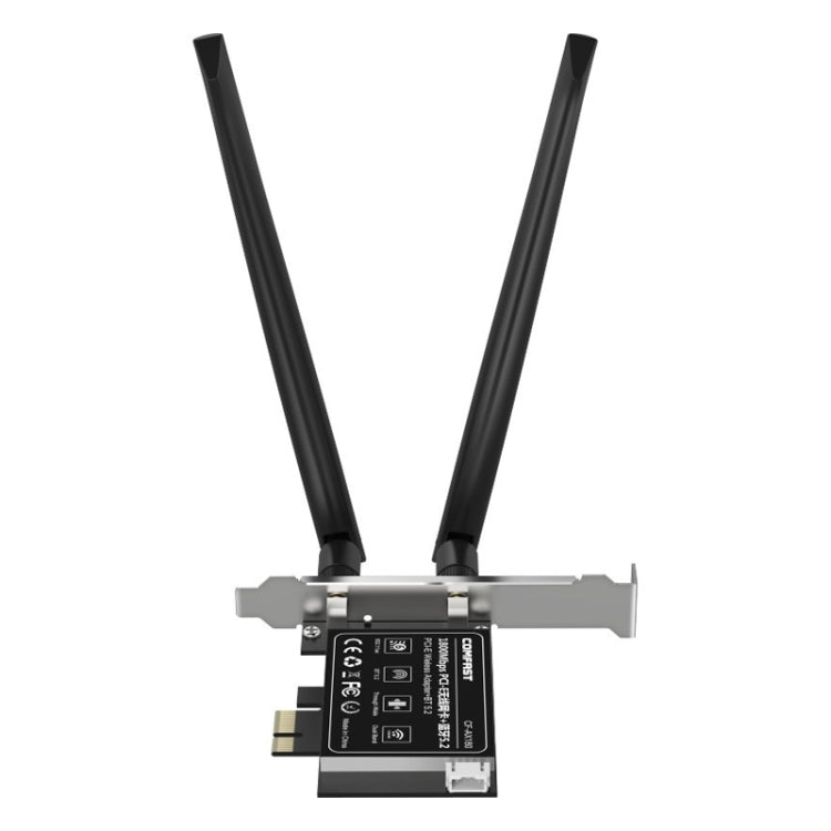 COMFAST CF-AX180 1800Mbps PCI-E Bluetooth 5.2 Dual Frequency Gaming WiFi 6 Wireless Network Card without Heat Sink - USB Network Adapter by COMFAST | Online Shopping UK | buy2fix