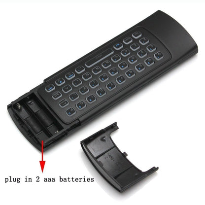 MX3-L Voice with Backlight 2.4GHz Fly Air Mouse Wireless Keyboard Remote Control -  by buy2fix | Online Shopping UK | buy2fix