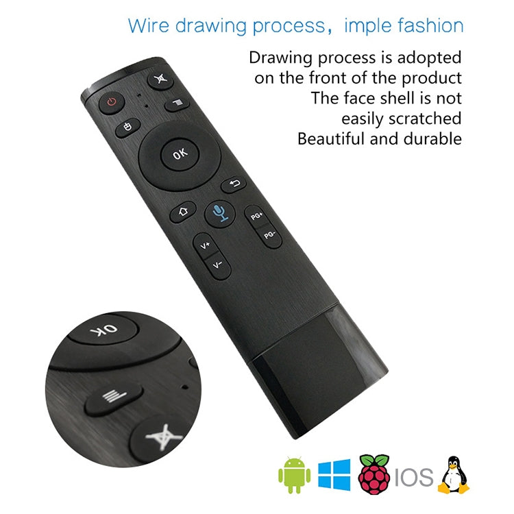 Q5 Voice Foreign Version USB 2.4G Wireless Voice Flying Mouse Remote Control, Support Set-Top Box / Computer - MINI PC Accessories & Gadgets by buy2fix | Online Shopping UK | buy2fix