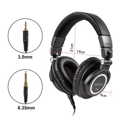 Yanmai D98 Professional Recording Monitor Headphone (Black) - Multimedia Headset by Yanmai | Online Shopping UK | buy2fix