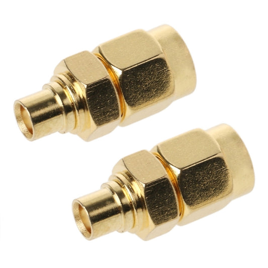 2 PCS SMA Male to MCX Female RF Coaxial Connector - Consumer Electronics by buy2fix | Online Shopping UK | buy2fix