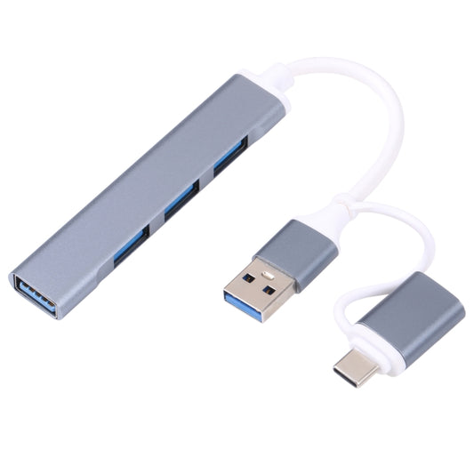 A-806 5 in 1 USB 3.0 and Type-C / USB-C to USB 3.0 HUB Adapter - Computer & Networking by buy2fix | Online Shopping UK | buy2fix