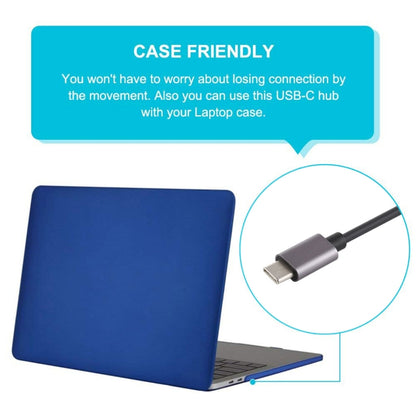 T-809B TF Card Reader + 3 x USB 3.0 Ports to USB-C / Type-C HUB Converter, Cable Length: 13cm (Grey) - Computer & Networking by buy2fix | Online Shopping UK | buy2fix