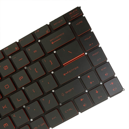 US Version Laptop Keyboard with Backlight for MSI GS65 / GS65VR / MS-16Q2 / Stealth 8SE /8SF / 8SG /Thin 8RE / Thin 8RF (Red) - Replacement Keyboards by buy2fix | Online Shopping UK | buy2fix