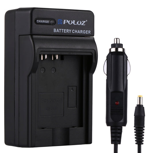 PULUZ Digital Camera Battery Car Charger for Nikon EN-EL12 Battery - Battery Car Charger by PULUZ | Online Shopping UK | buy2fix