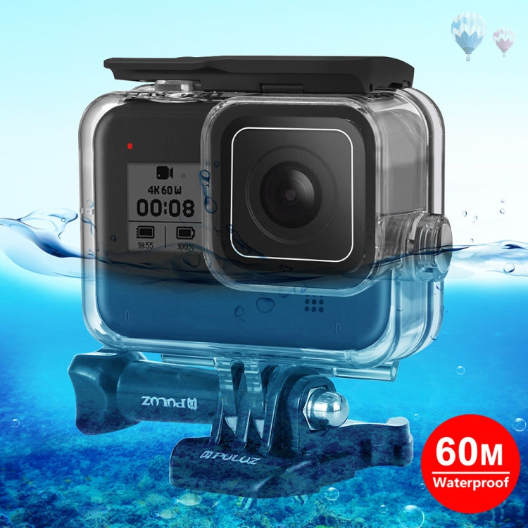 PULUZ 60m Underwater Depth Diving Case Waterproof Camera Housing for GoPro HERO8 Black - Waterproof Cases by PULUZ | Online Shopping UK | buy2fix