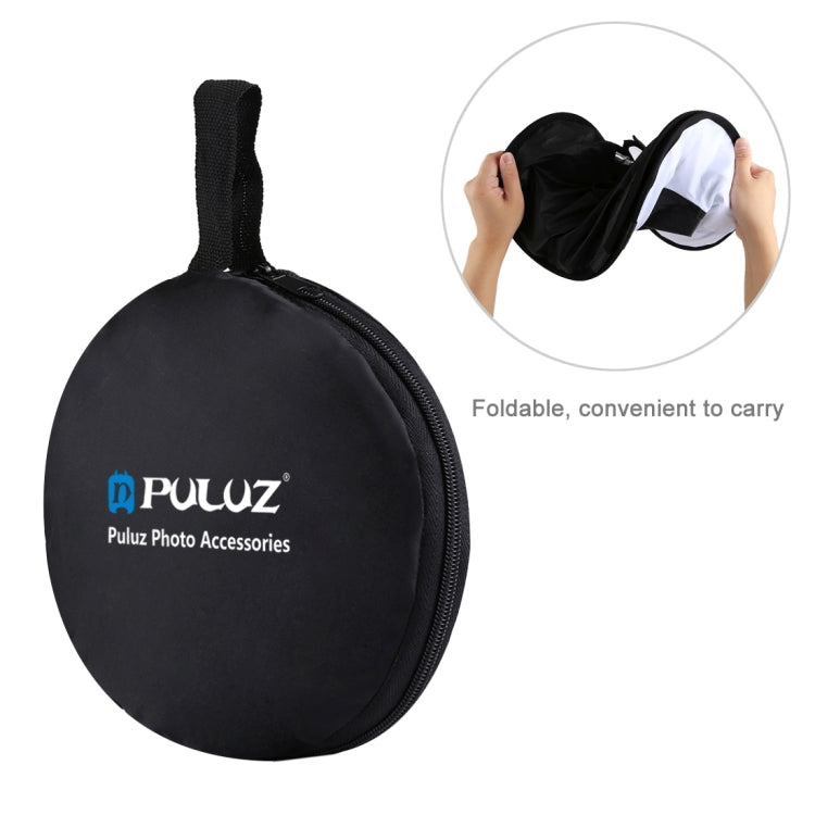 PULUZ 45cm Round Style Macro and Portrait Softbox SpeedLite Flash Light Foldable Diffuser - Camera Accessories by PULUZ | Online Shopping UK | buy2fix