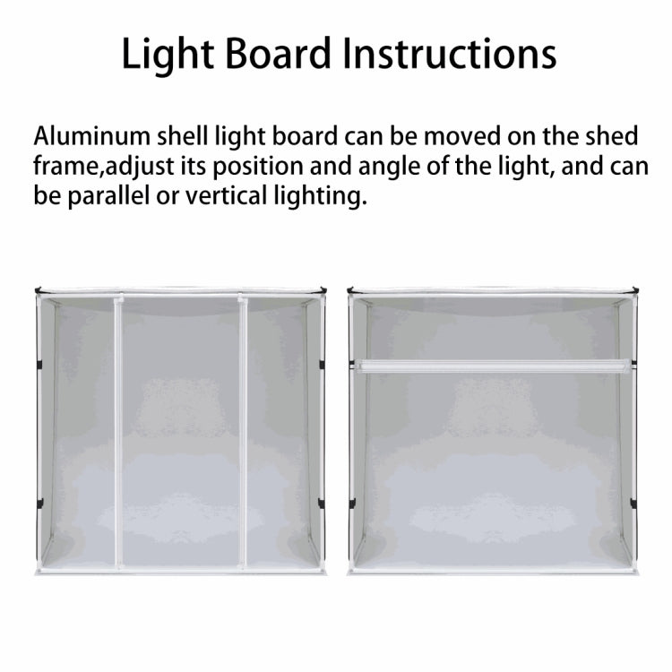 PULUZ 40W 4250LM 78 LEDs SMD 5730 5500K Aluminum Base Light Panel for 80cm Studio Tent - Camera Accessories by PULUZ | Online Shopping UK | buy2fix