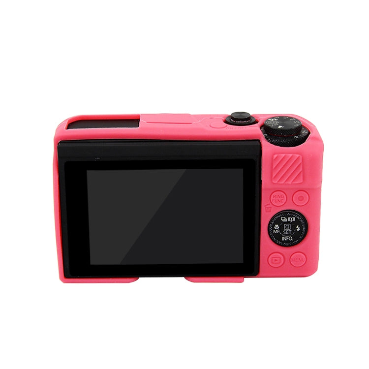 PULUZ Soft Silicone Protective Case for Canon EOS G7 X Mark II(Rose Red) - Protective Case by PULUZ | Online Shopping UK | buy2fix