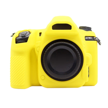 PULUZ Soft Silicone Protective Case for Nikon D780(Yellow) - Camera Accessories by PULUZ | Online Shopping UK | buy2fix