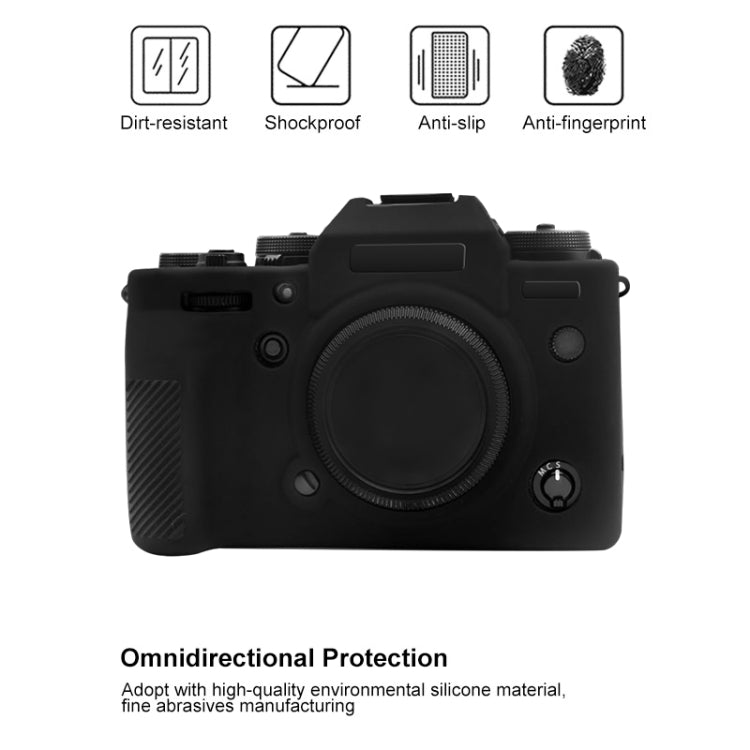 PULUZ Soft Silicone Protective Case for Fujifilm X-T4(Black) - Camera Accessories by PULUZ | Online Shopping UK | buy2fix