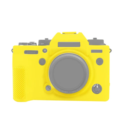 PULUZ Soft Silicone Protective Case for Fujifilm X-T4(Yellow) - Camera Accessories by PULUZ | Online Shopping UK | buy2fix