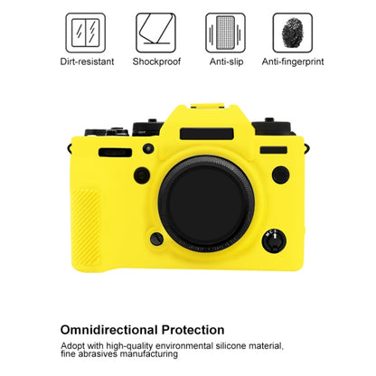 PULUZ Soft Silicone Protective Case for Fujifilm X-T4(Yellow) - Camera Accessories by PULUZ | Online Shopping UK | buy2fix