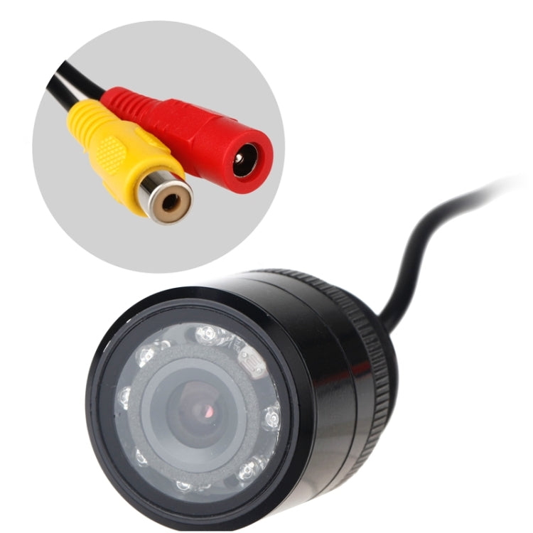 E325 LED Sensor Car Rear View Camera, Support Color Lens / 120 Degree Viewable / Waterproof & Night Sensor Function, Diameter: 30mm(Black) - In Car by buy2fix | Online Shopping UK | buy2fix