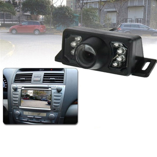 7 LED IR Infrared Waterproof Night Vision Wired Short Lens DVD Rear View, With Scaleplate , Support Installed in Car DVD Navigator or Car Monitor , Wide Viewing Angle: 140 degree (YX002)(Black) - In Car by buy2fix | Online Shopping UK | buy2fix